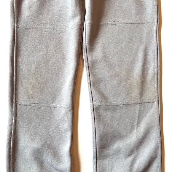 Easton Grey Adjustable Length Open Hem Baseball Uniform Pants Boys XL GUC - Picture 8 of 8